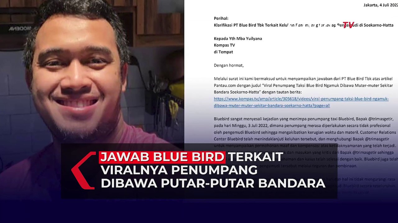 Blue Bird Akhirnya Minta Maaf Terkait Viralnya Penumpang Dibawa Putar-putar Bandara