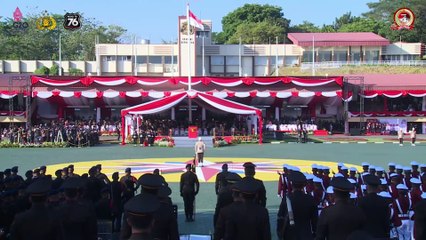 Upacara Peringatan Hari Bhayangkara Ke-76