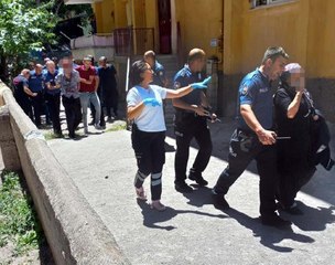 Eşinin alıkoyduğu kadını polis kurtardı