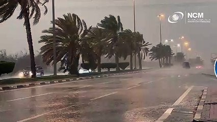 Rain in Al Ain