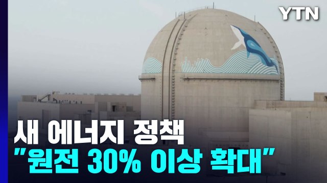 새 에너지 정책 원전 30% 이상 확대·탈원전 대체 / YTN