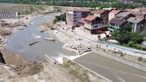 Son dakika haber: (DRON) - Selden etkilenen bölgelerde çalışmalar sürüyor