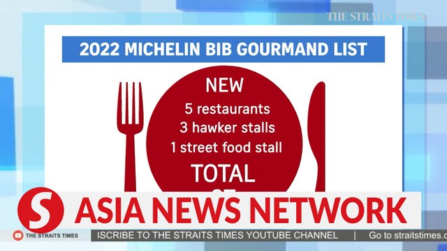 The Straits Times | Nine new restaurants and hawker stalls on Singapore's Bib Gourmand list