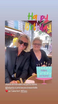 Laeticia Hallyday et sa grand-mère, Elyette Boudou alias Mamie Rock