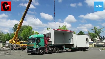 Une école modulaire arrive à Maen Roch