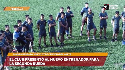 El club presentó al nuevo entrenador para la segunda rueda