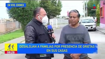Lluvias ocasionan grietas en calles y casas de Chalco, EdoMéx