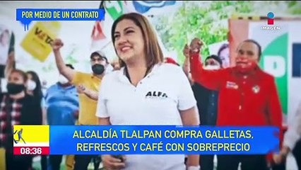 Alcaldía Tlalpan compra galletas, refrescos y café con sobreprecio