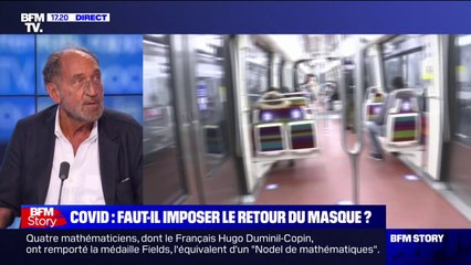 Transports: pour le Dr Robert Sebbag, la suppression de l'obligation du port du masque a été "une bêtise"