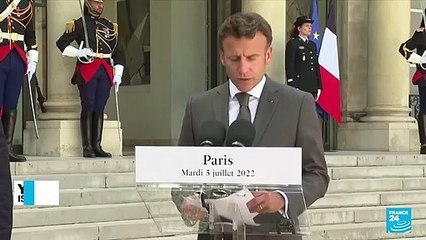 France's Macron says the nuclear deal with Iran must succeed