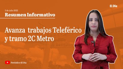 Avanzan trabajos en Teleférico y tramo 2C Metro