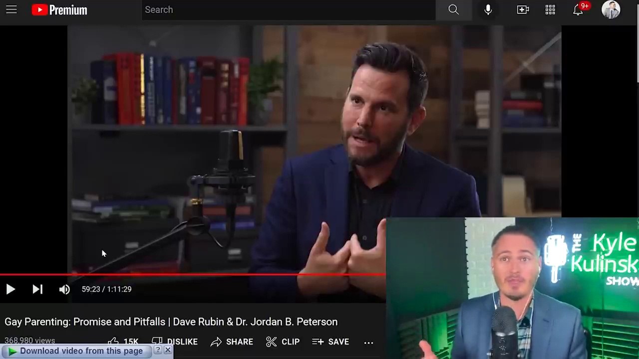 Jordan Peterson Defends Gay Conversion Therapy To Dave Rubin - The Kyle Kulinski Show