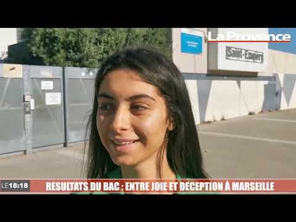 Résultats du bac : les lycéens marseillais entre joie et déception
