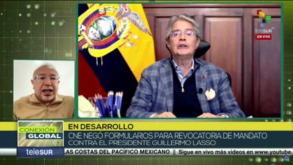 Ecuador: CNE niega formularios para revocatorio de mandato contra Pdte. Lasso