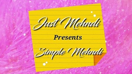 Easy trick mehndi design for front hands - Beautiful and simple mehndi design 2022