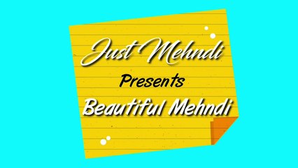Easy trick mehndi design for front hands - Beautiful and simple mehndi design 2022
