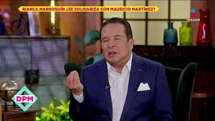 Bianca Marroquín solidaria con Mauricio Martínez pese a su enemistad