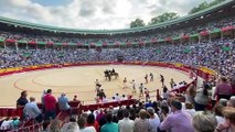 Primer paseillo en Pamplona tres años despues