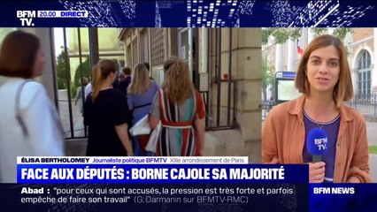 Élisabeth Borne réunit les députés de la majorité avant son discours demain à l'Assemblée