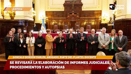 Se revisará la elaboración de informes judiciales, procedimientos y autopsias