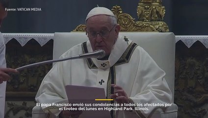El Papa Francisco envía sus condolencias a todos los afectados por el tiroteo del lunes en Chicago