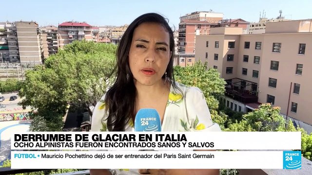 Informe desde Roma: ocho alpinistas fueron encontrados sanos y salvos en glaciar italiano