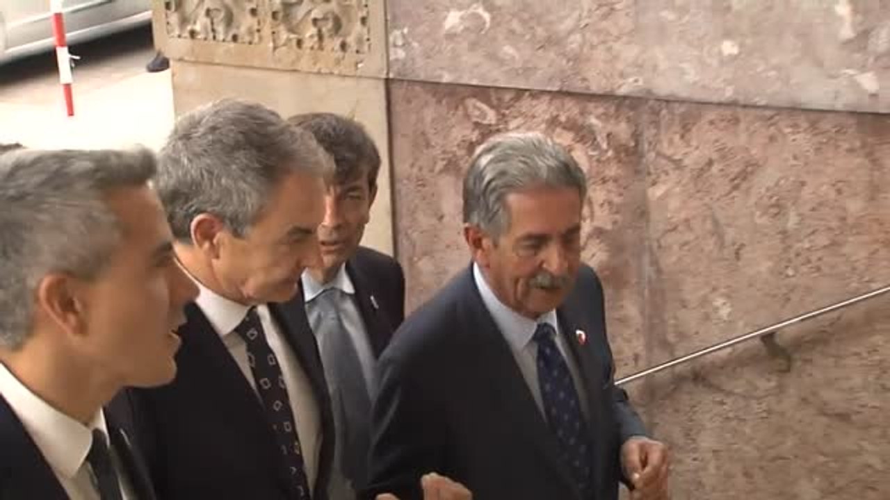 Los expresidentes del Gobierno, juntos en Santander