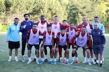 Sivasspor'da neşeli idman
