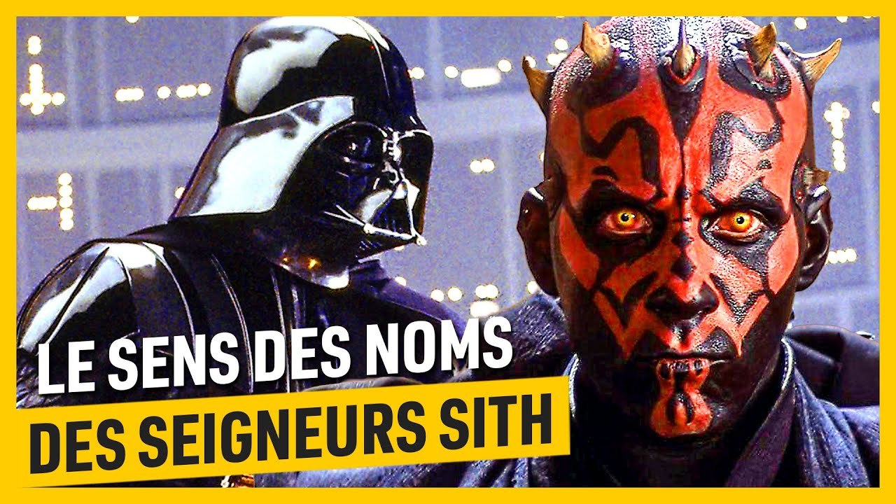 Le Sens Caché des Noms des Seigneurs Sith
