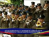 Desfile militar en conmemoración de los 211° de la Firma del Acta de Independencia