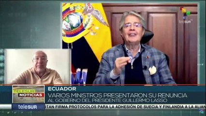Ecuador: Ministros de Guillermo Lasso renuncian a sus cargos