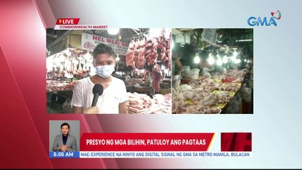 Presyo ng mga bilihin, patuloy ang pagtaas | UB