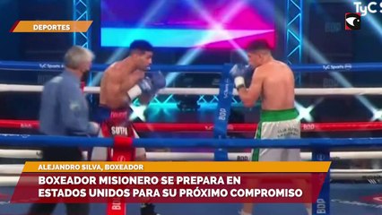 Boxeador misionero se prepara en Estados Unidos para su próximo compromiso