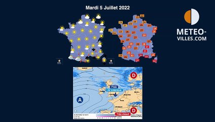 prévisions météo du mardi 5 juillet 2022-bis