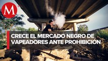 Prohibición de vapeadores aumenta su venta en el mercado negro