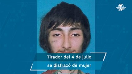 Tirador de Highland Park, Chicago se disfrazó de mujer para evitar ser identificado