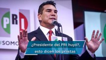 ¿Alito Moreno huyó del país? Regresará a votar contra reforma electoral, afirma el PRI.