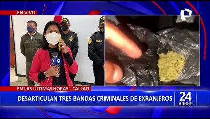 Télécharger la video: Callao: PNP desarticula tres bandas criminales lideradas por extranjeros