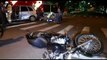 Forte colisão deixa motociclista ferido no Centro