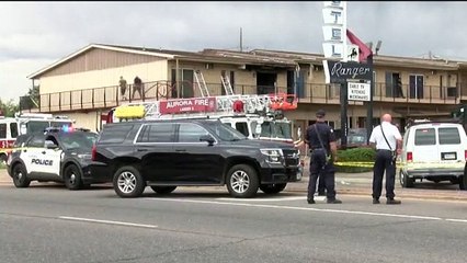 Hombre atrincherado en motel de Aurora es tiroteado por policía