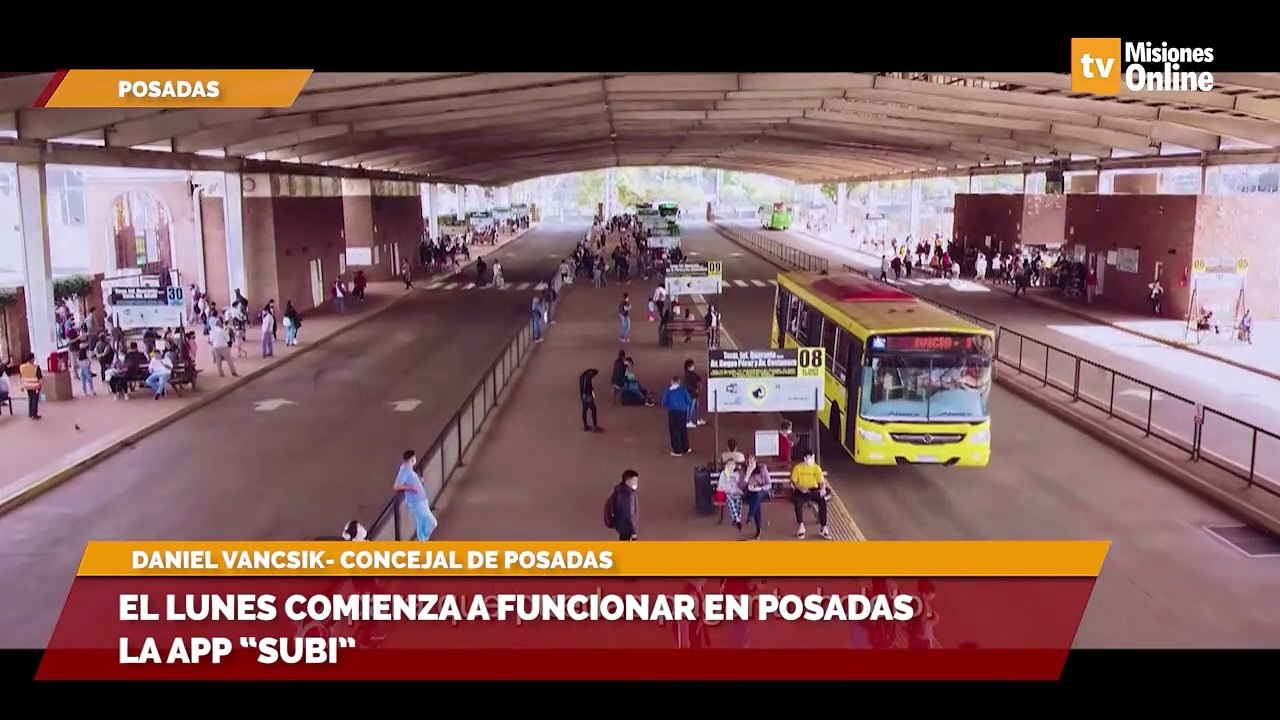 El lunes comienza a funcionar en posadas la app “SUBI”