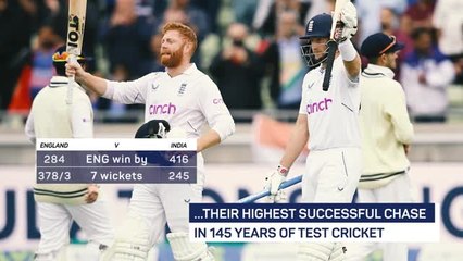 England complete historic Test run chase