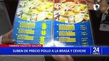 ¡Por las nubes!: Aumentan los precios del Pollo a la Brasa y Ceviche
