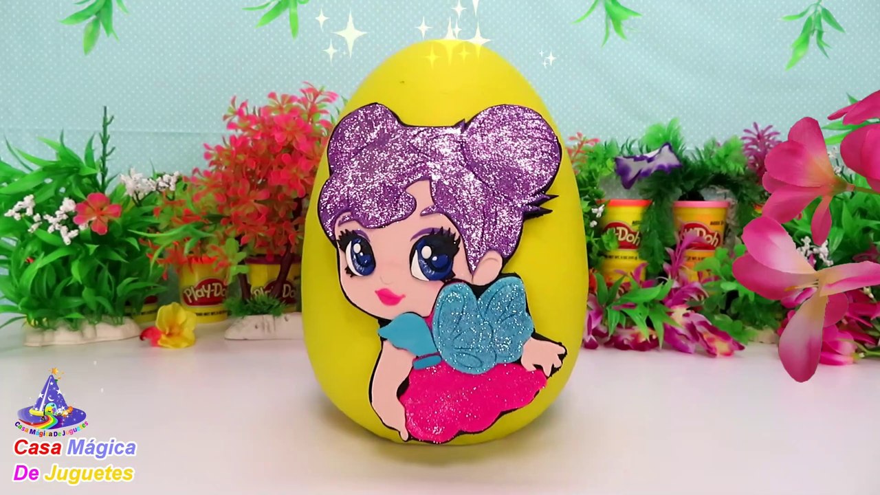 Huevo Gigante Sorpresa de Pixies de Hatchimals Ada Pixie de Plastilina con Brillantina y Nuevos Juguetes