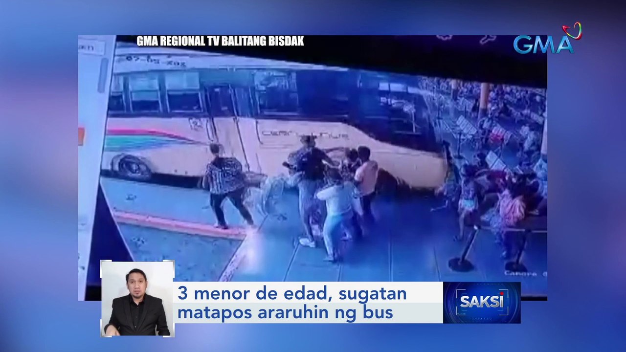 3 menor de edad, sugatan matapos araruhin ng bus | Saksi