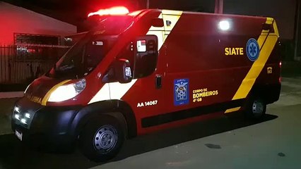 Mulher fica ferida após colisão de trânsito na Avenida Piquiri, em Cascavel
