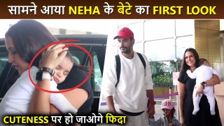WOW Neha Dhupia's Son Looks So Adorable, First Look Caught On camera