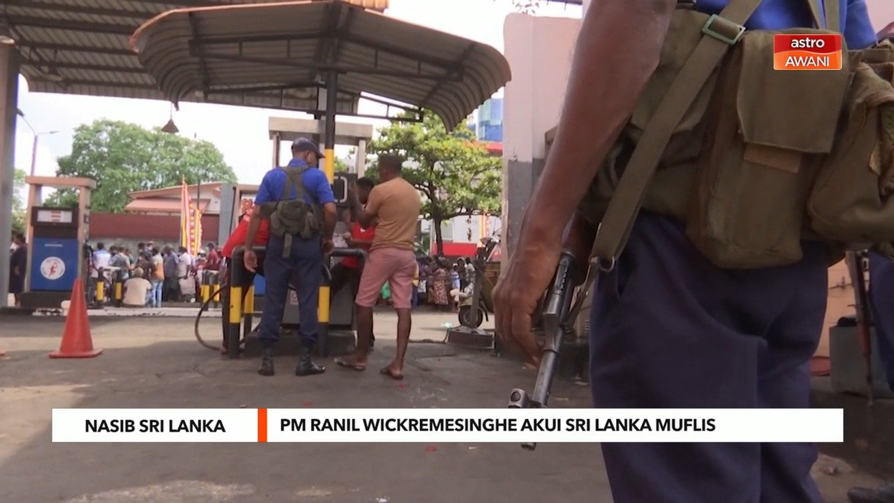 Nasib Sri Lanka | PM Ranil Wickremesinghe akui Sri Lanka muflis