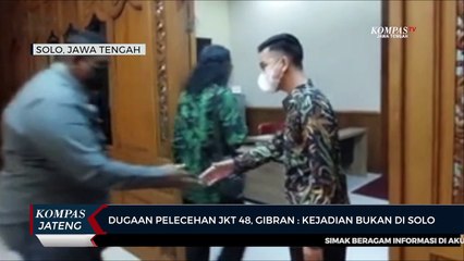 Dugaan Pelecehan JKT48, Gibran: Kejadian Bukan di Solo