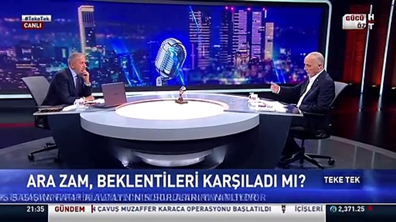 Türk-İş Başkanı Atalay canlı yayında maaşını açıkladı